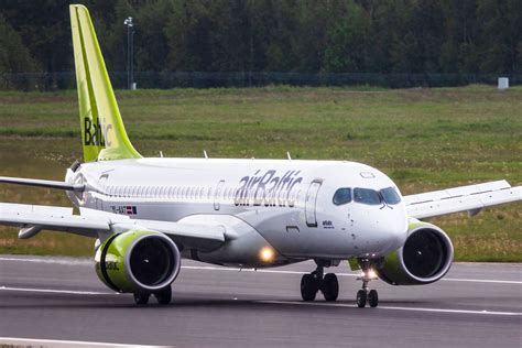 Air Baltic Airbus A220.